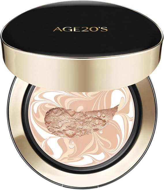 AGE20'S Signature Essence Pact Intense Cover | Korean Cushion Foundation | Cream Foundation, Dewy & Glow Finish, Natural Coverage, SPF 50 | 14g | (13C)