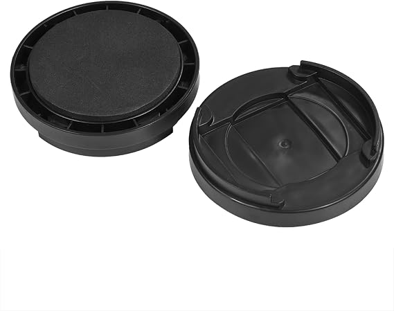 Furniture Coasters 3 Inch, 8 Pcs Non Slip Caster Cups for Hardwood Floors, Thick Rubber Pads for Bed, Chair, Sofa and Cabinet Legs