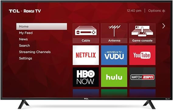 TCL 55" Class 4K (2160P) Roku Smart LED TV (55S401)
