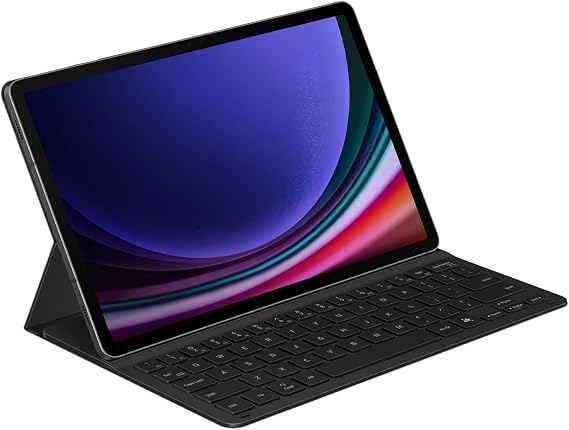 Samsung Book Cover Keyboard Slim Tablet Case with Keyboard for Galaxy Tab S9 | S9 FE | S10 FE Black