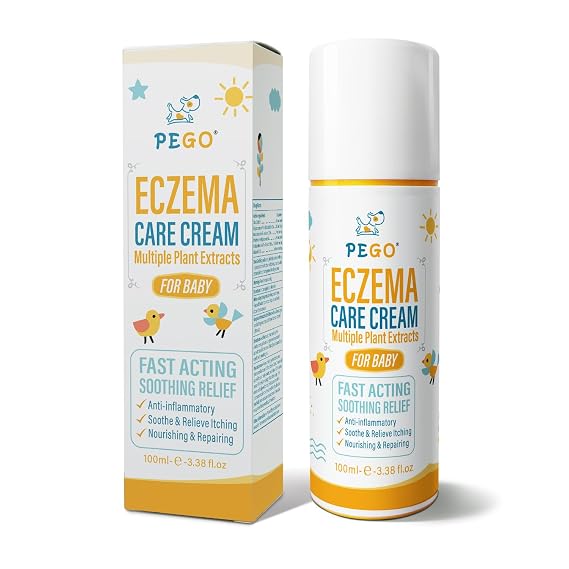 Baby Eczema Cream - Kids Eczema Therapy & Relief Body Cream, 3.38 Fl Oz