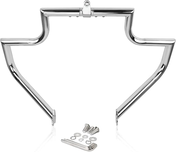 2009-2025 Chrome Touring Engine Guard Crash Bar Compatible with Harley Davidson Street Glide Road King Electra Trike Models Muscle Motorcycle Bumper