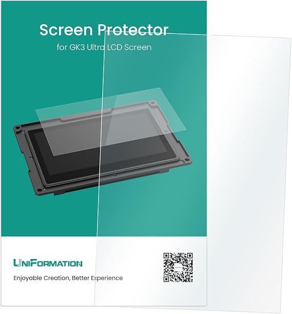Uniformation GK3 Ultra LCD Screen Protector 3-Pack, 300mm x 160mm x 0.12mm