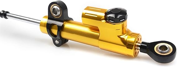 Motorcycle Accessories Damper Stabilizer Damper Steering shockproof For bajaj pulsar 200ns 200 NS/200 RS/200 AS All years(Black gold with box)