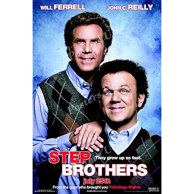 Posters USA Step Brothers Movie Poster GLOSSY FINISH - MOV516 24 x 36 61cm x 91.5cm