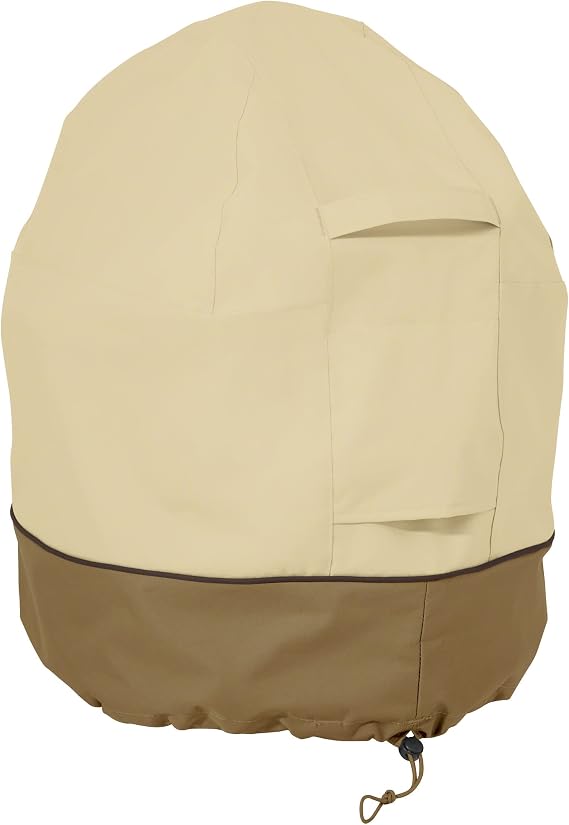 Classic Accessories Veranda Water-Resistant Kamado Mini Ceramic BBQ Grill Cover, 20.5 x 21.5 x 27 Inch