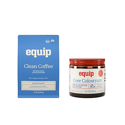 Equip Foods Clean Coffee & Grass Fed Core Colostrum Powder Unflavored