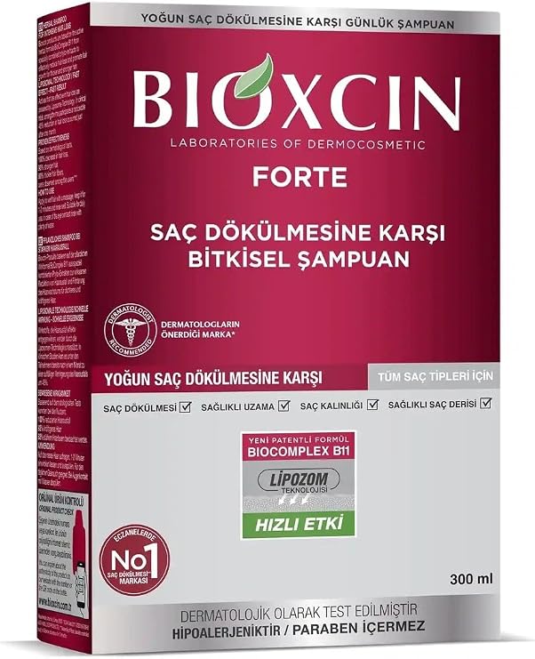Bioxcin Forte- Tüm Saçlar Için Dökülme Karşıtı Şampuan 300 ml 8697432091755