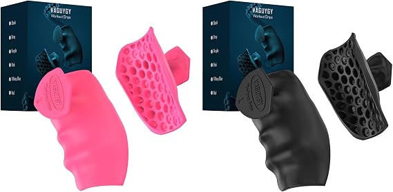 Workout Grips,Rubber Fingerless Gym Gloves, Pull Up Grips for Men Women Crosstraining Palm Grips Hand Protection,Suitable for Gym & Home Workouts, Improves Grip Strength