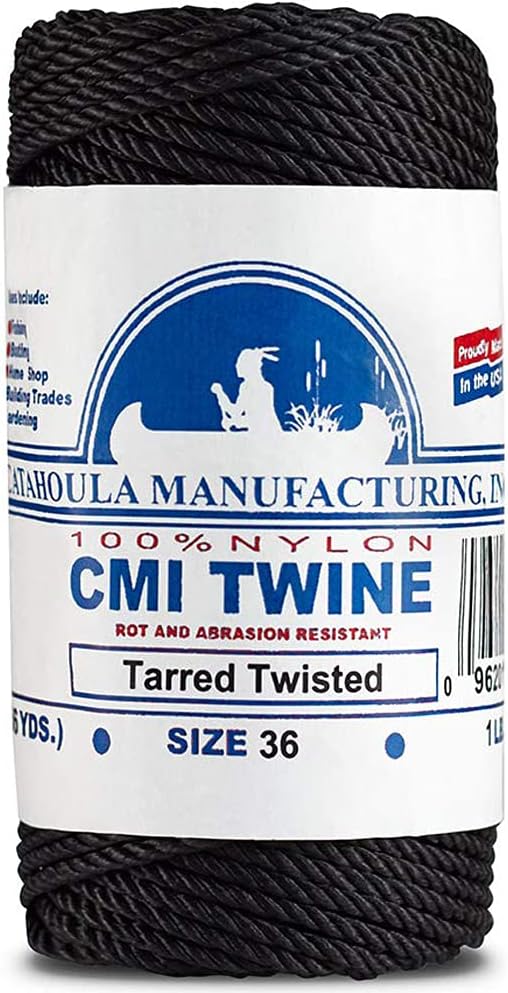 Catahoula Tarred, Twisted Nylon Twine