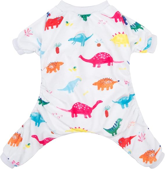 CuteBone Dog Halloween Pajamas Puppy Onesies Small Dogs Soft Pjs Coat Cat Apparel Comfy Pet Christmas Clothes Outfit Doggie Bodysuit