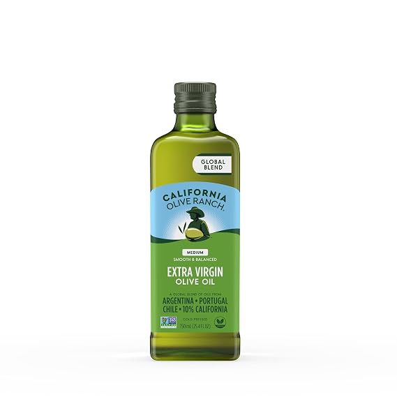 California Olive Ranch, Global Blend Medium Extra Virgin Olive Oil, 750mL