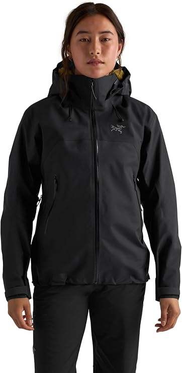 Arc'teryx Beta AR Jacket Women's | Durable Hardshell for Severe Mountain Conditions - Redesign | Black, X-Large