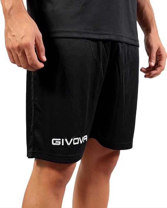 Givova Unisex Campo Interlock Shorts Black L