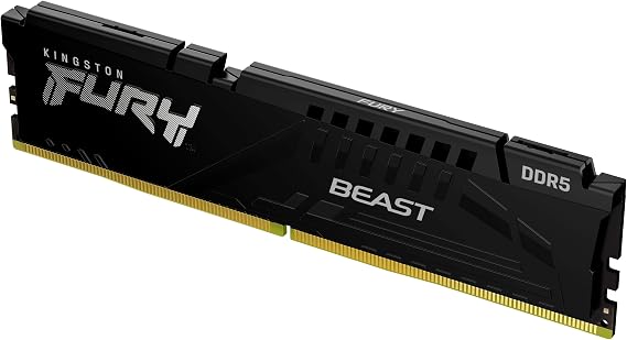 Kingston Fury Beast 32GB 6000MT/s DDR5 CL36 Desktop Memory Single Module | AMD Expo | Plug N Play | KF560C36BBE-32