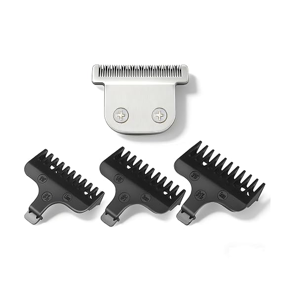 40mm T-Blades with 3 Guard Combs for Wahl trimmer