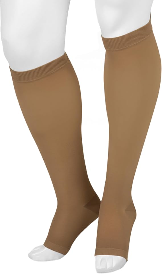 Juzo Basic 4412 Knee-High Compression Stocking 30-40 mmHg Open Toe, Reg