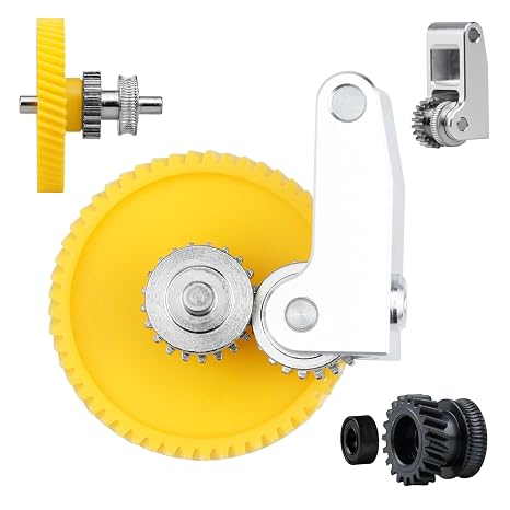 Tz3.0 Upgrade p1s Hardened Steel Extruder Gear Accessories Kit,with Aluminum Handle Assembly Drive Gear Extruder,for Bambu Labs X1 Carbon P1P/P1S 3D Printer