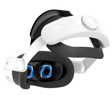 Head Strap for Meta Quest 3S, Lightweight Design, Zero-Touch for Ears, Lightweight One-Touch Retractable Design