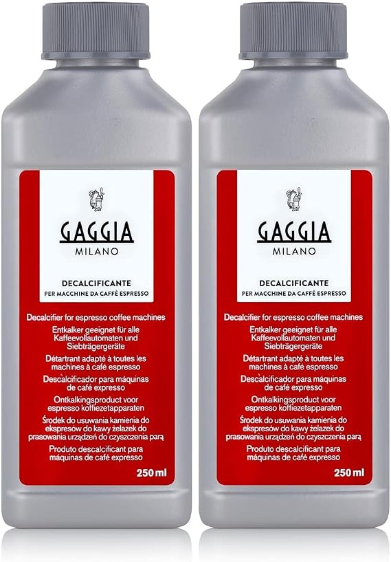 Gaggia Decalcifier Descaler Solution 250ml (2 Bottles)