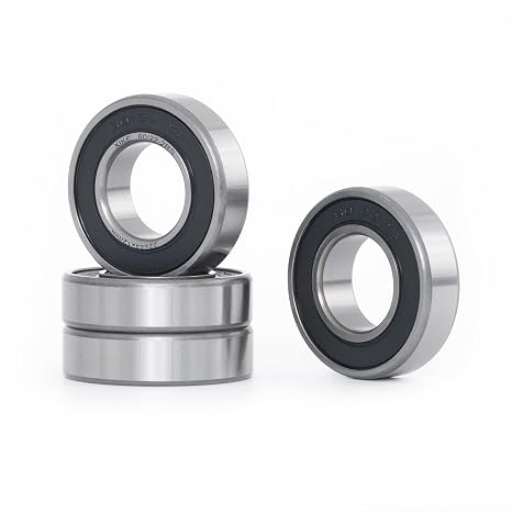 XIKE 4 Pcs 60/22-2RS Bearings 22x44x12mm, Double Rubber Seals. | Pre-Lubricated, Deep Groove Ball Bearing