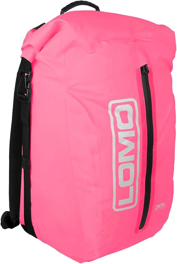 Lomo Dry Bag Daysack 30L - Pink Waterproof Rucksack Roll Down