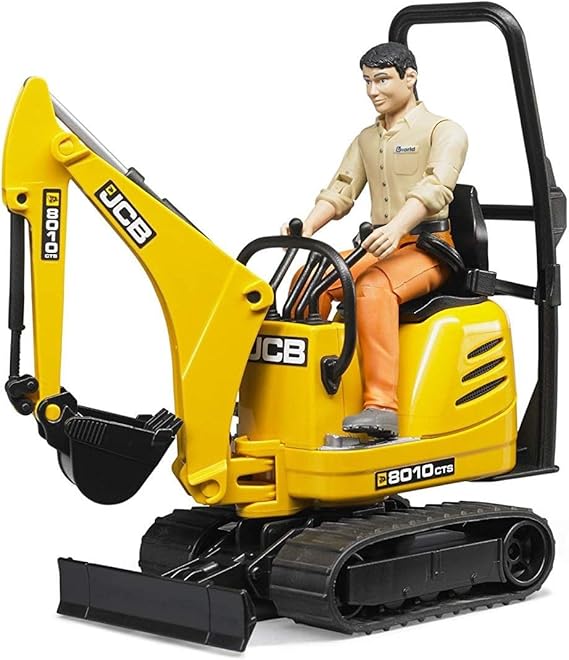 Bruder JCB 8010 CTS Micro Excavator with Figure