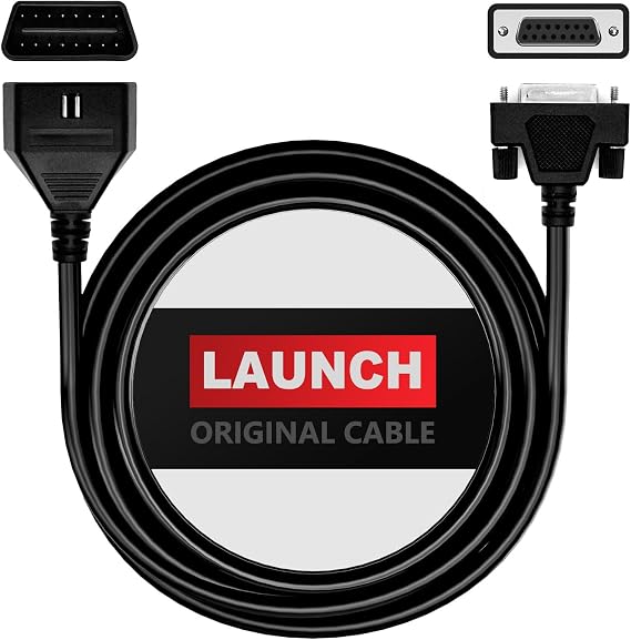 LAUNCH Original Main Cable for LAUNCH CRP123, CRP129, Creader VII+, Creader VIII OBD2 OBD-II Diagnostic Scanner Replacement Cable