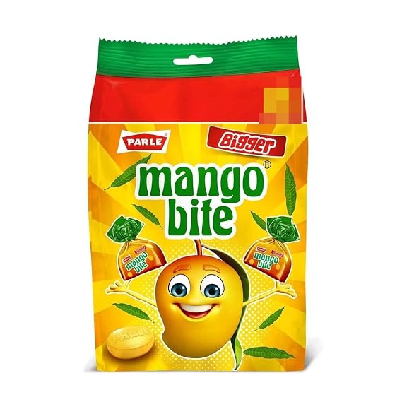 Parle Mango Bite Candy, 214.5g 48 pcs