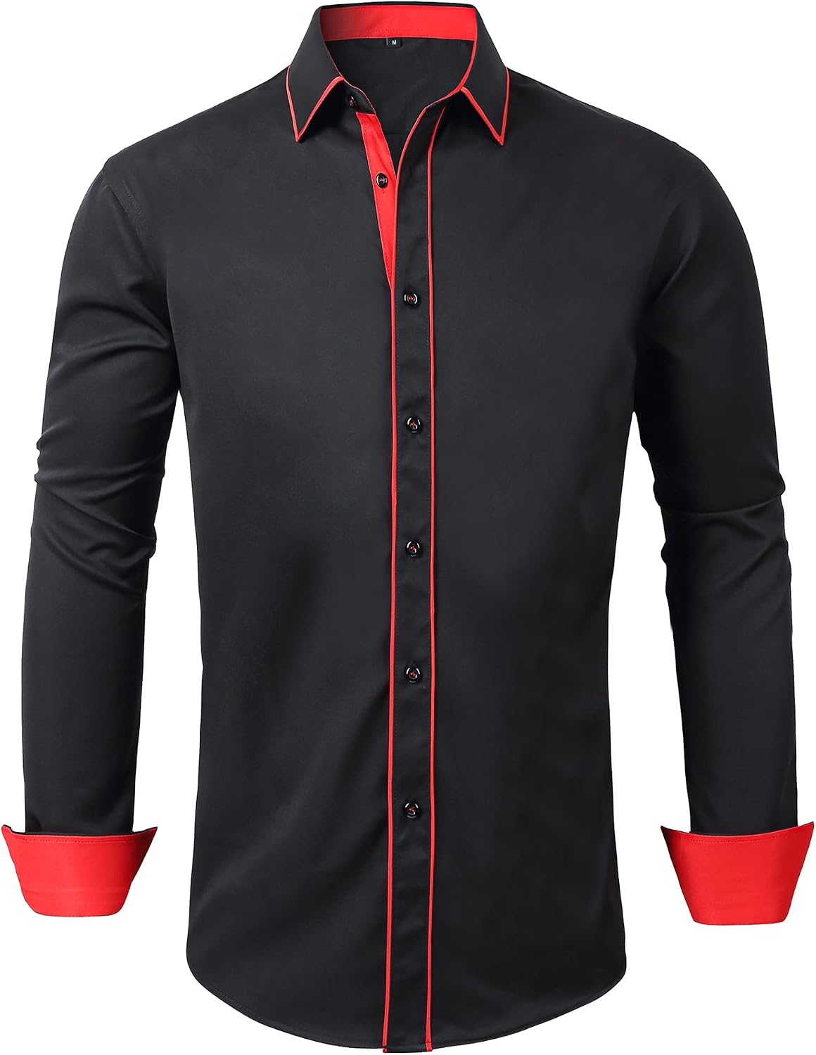 SWISSWELL Dress Shirt for Mens Long Sleeve Casual Button Down Shirts Wrinkle-Free Button Up Shirt
