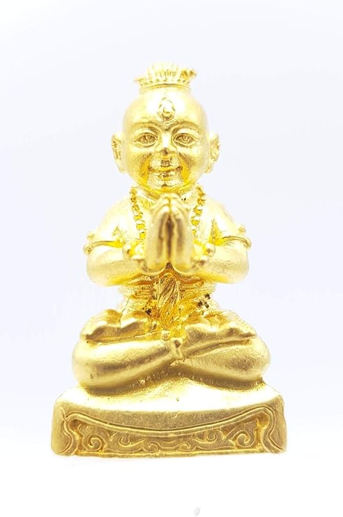 Thai amulets Kumanthong Kumanprai Sitti Choke Especially for wealth and calling money, good fortune for Business Phra-achan Waen 2x3 cm