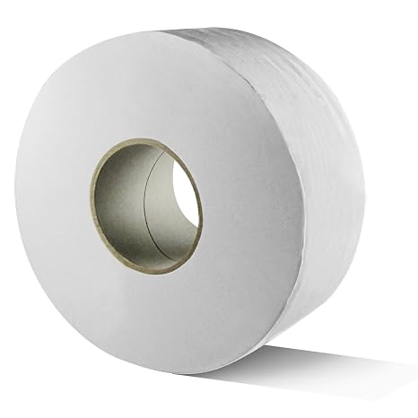 Karat 9" Jumbo Roll Toilet Paper - 2-Ply Industrial Strength Tissue (JS-JRT1000), 1000 ft, 12 Pack
