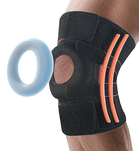 SUJAYU Knee Brace for Arthritis Pain and Support, Knee Brace for Meniscus Tear, Knee Braces for Knee Pain Women & Men, Knee Compression Sleeve for Knee Pain (Black)