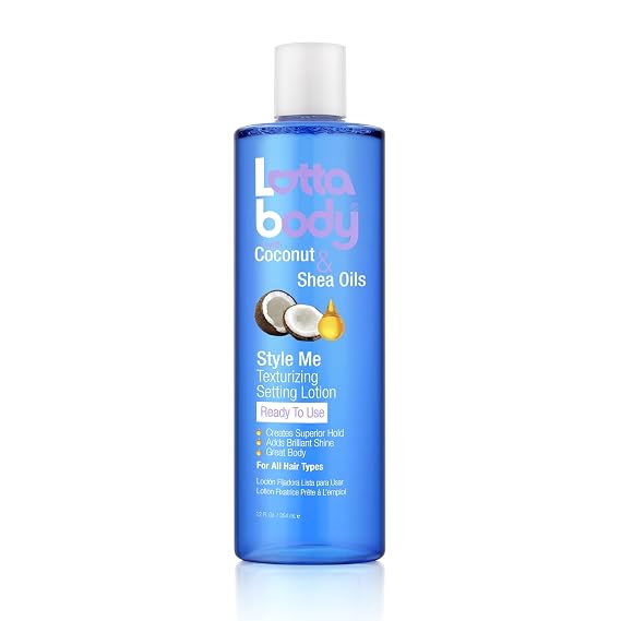 Lottabody Coconut & Shea Butter Style Me Texturizing Setting Lotion, 12 oz