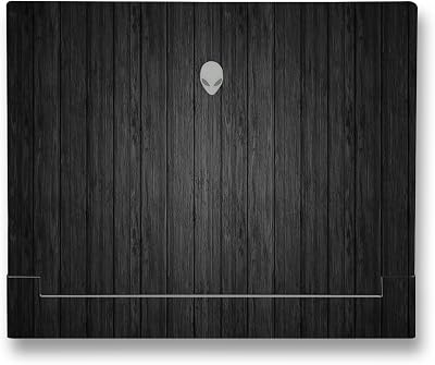 MightySkins Skin Compatible with Alienware X14 R2 2023 Full Wrap Kit - Black Wood | Protective, Durable, and Unique Vinyl Decal wrap Cover | Easy to Apply & Change Styles | Made in The USA