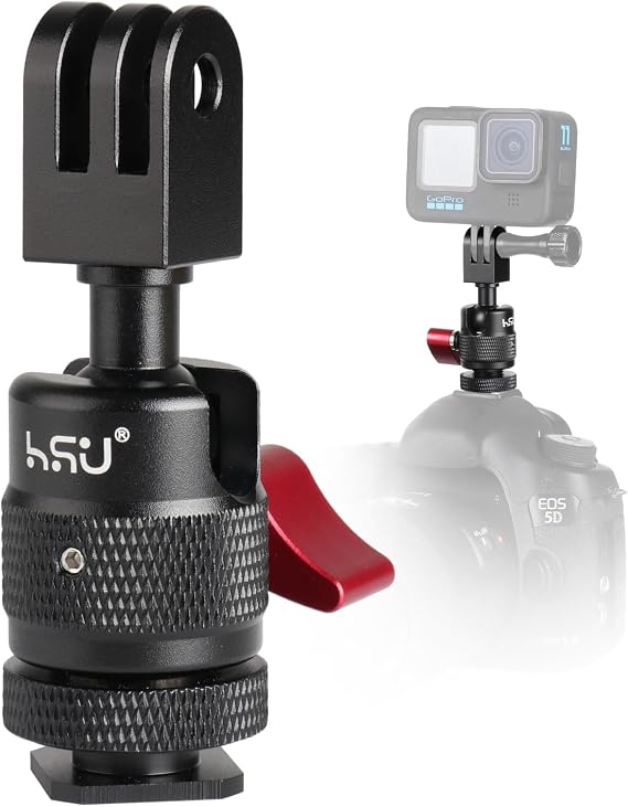 HSU Cold Shoe Mount Adapter with 1/4-20 Screw Hole