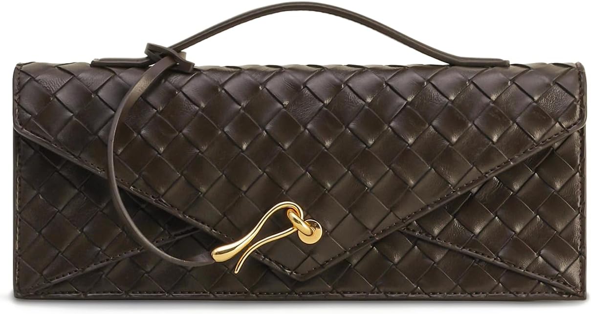 JW PEI Women's Celeste Woven Textured Envelope Top Handle Bag