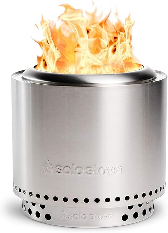 Solo Stove Ranger 2.0 15" Smokeless Fire Pit with Stand | Portable Fire Pit