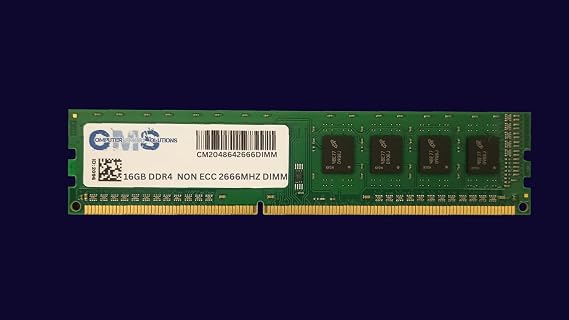 CMS 16GB (1X16GB) DDR4 21300 2666MHZ Non ECC DIMM Memory Ram Upgrade Compatible with Asrock Motherboard Fatal1ty Z370 Gaming-ITX/ac, H310CM-DVS, H310CM-HDV, H310CM-HDV/M.2, H310CM-ITX/ac - D25