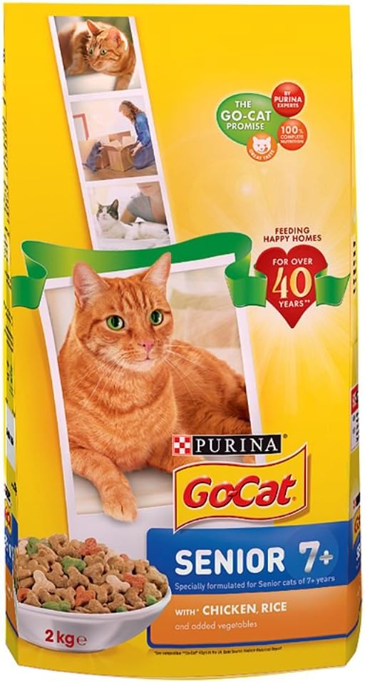Go-Cat Chicken & Rice Senior Cat Food 2kg