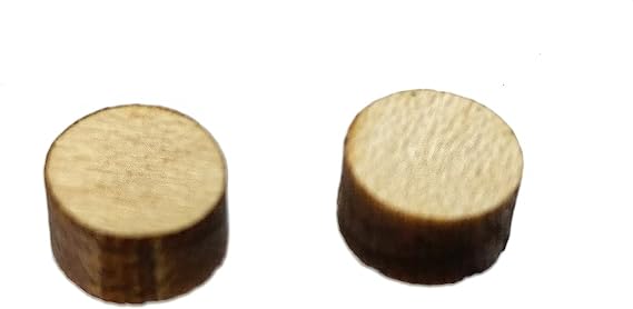 25pc. 1/4" Hardwood Fret Marker Inlay Dots - Choose from 4 different wood types (Maple)