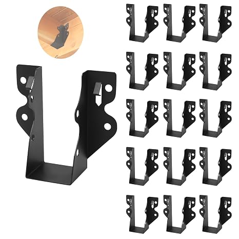 16 Pcs 2"x 4" Joist Hanger|Q235B Carbon Steel