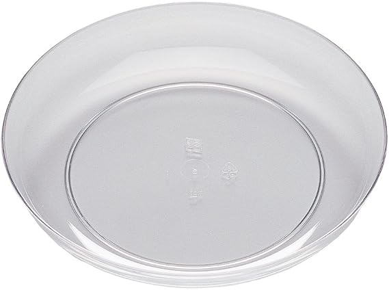 Syndicate Sales 9" Designer Dish, Clear