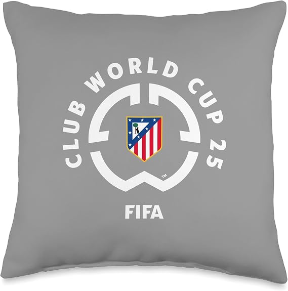 Atletico de Madrid. Throw Pillow