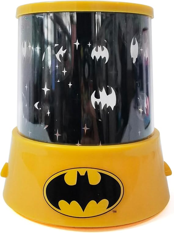 Batman Color Changing Kids Lamp and Nightlight,LED Projection Light for Bedroom Decor, Superhero Night Lamp for Boys & Girls