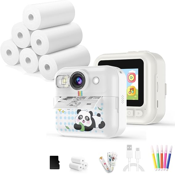BOFIDAR Instant Print Camera for Kids *1 & Paper*6 Rolls