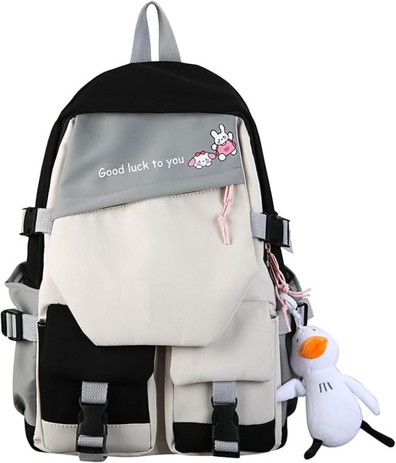 Anime Casual Canvas School Bag Backpack Bookbag Schoolbag Daypack Laptop Bag 10