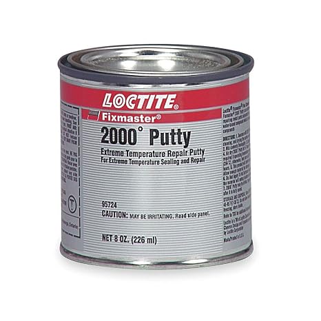 Putty 2000F, 1 Part, Gray, 8 Oz, Can