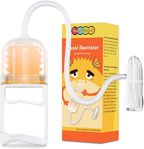 Portable Hand Puller Nasal Aspirator, Quiet Suction Easy to Operate , Reusable ,Easy to Clean
