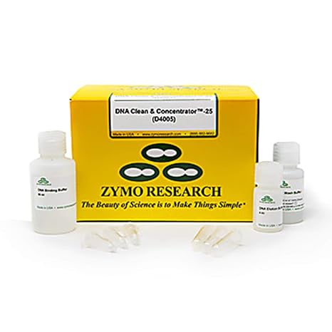 Zymo Research D4006 DNA Clean & Concentrator-25 200 Prep Kit with Zymo-Spin II Column, Uncapped